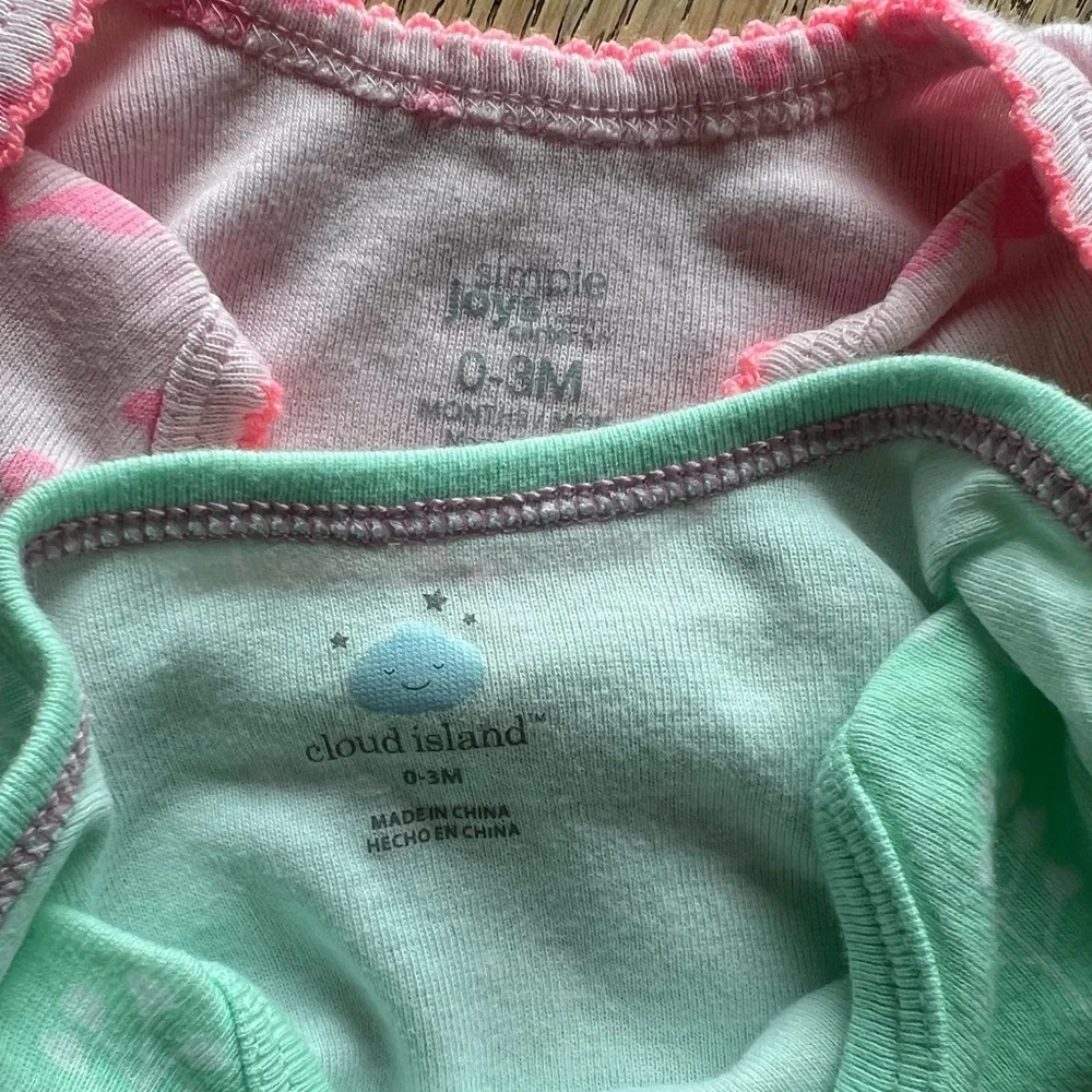 Simple Joy, Cloud Island and Stephan Baby Sleep Sack size 0-6 months